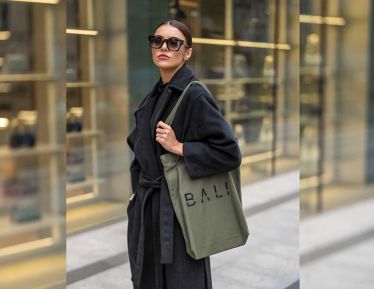 BALI KAKI TOTE BAG