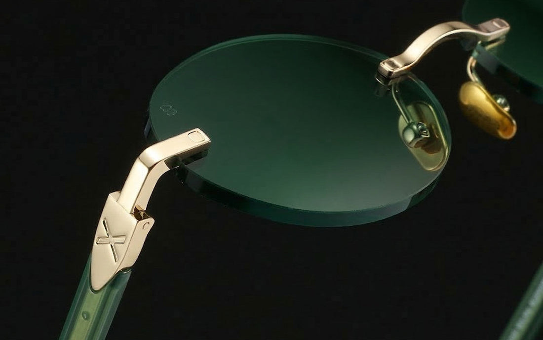 BALI Eyewear luxury sunglasses with premium design on black background