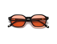 Noir/Verre orange