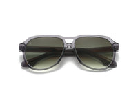 Translucent gray/Green glass