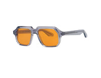 Grey/Orange glass