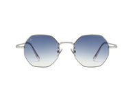 SILVER/BLUE GLASS