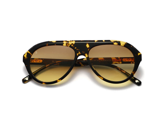 Lunettes de soleil femme KAYA SUN Tortoise avec verres marron – vue de face