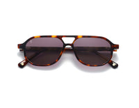 Tortoiseshell/Purple Glass
