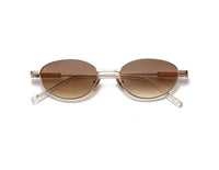 Or rose/Verre marron