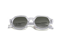 Translucent gray/Green glass