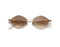 Or rose/Verre marron
