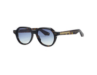 Tortoiseshell/Blue Glass